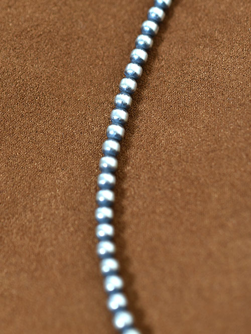 Navajo John THERESA BELONE SilverBeaded Necklace