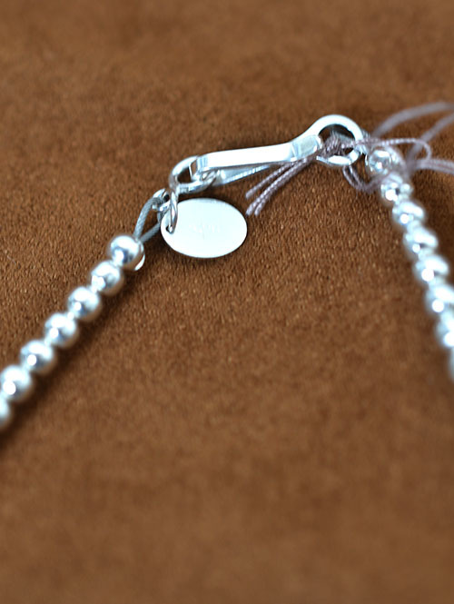 Navajo John THERESA BELONE SilverBeaded 14k Necklace