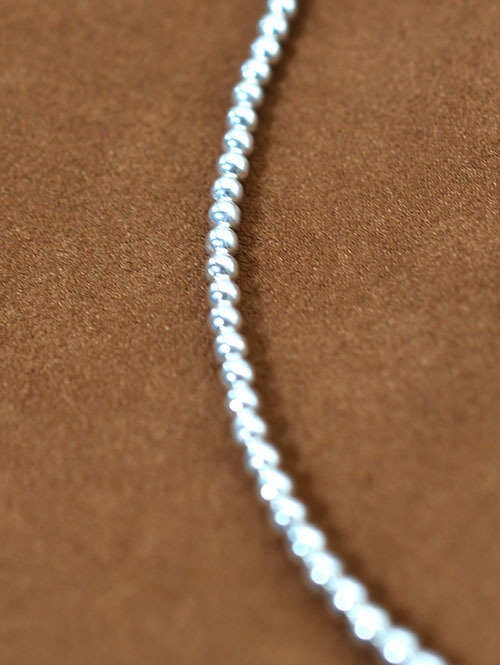 Navajo John THERESA BELONE SilverBeaded 14k Necklace