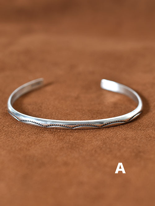 NAVAJO Hand Made Silver Bangle