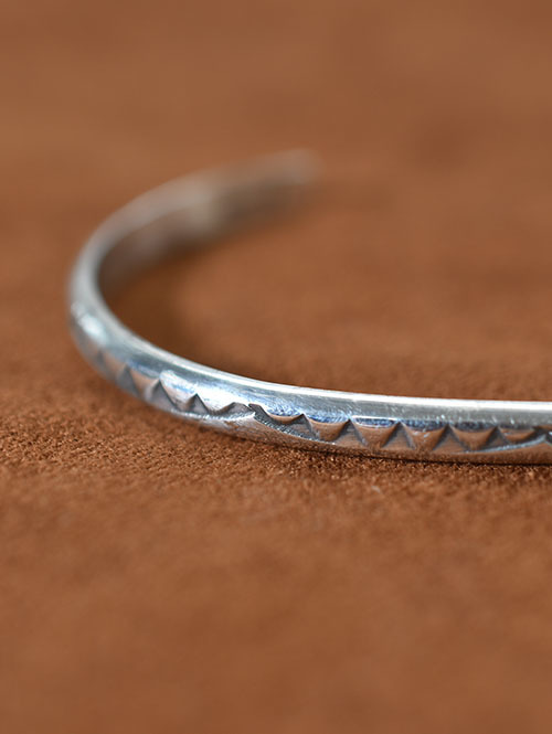NAVAJO Hand Made Silver Bangle