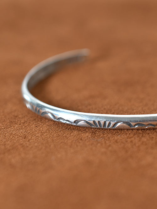 NAVAJO Hand Made Silver Bangle