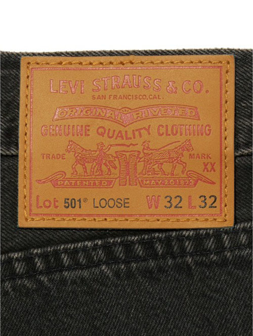 Levi's/リーバイス 501(R) LOOSE ジーンズ (Black)