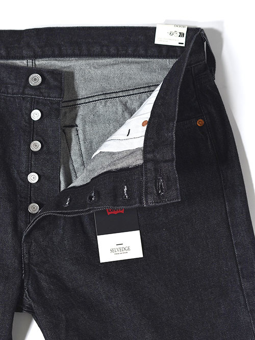 Levi's 501 オリジナルジーンズ セルビッチ - Black