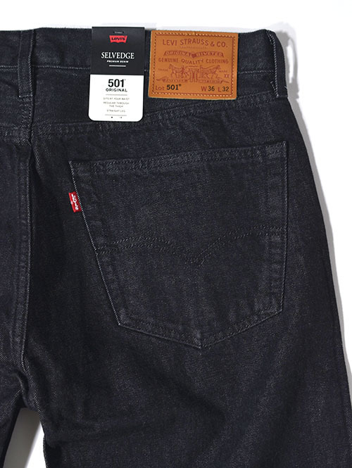 Levi's 501 オリジナルジーンズ セルビッチ - Black