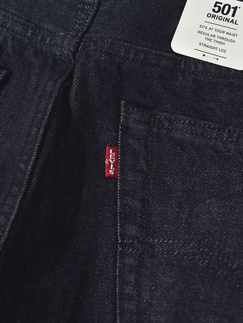 Levi's 501 オリジナルジーンズ セルビッチ - Black