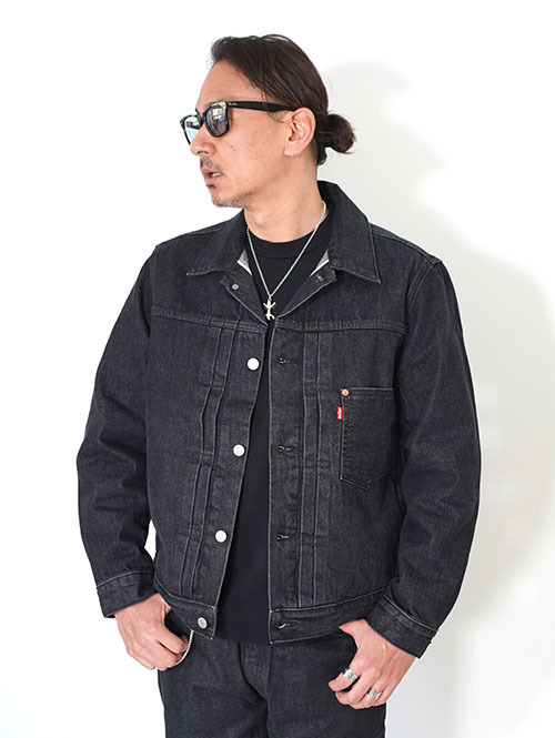 Levi's  TYPE I トラッカージャケット セルビッジ - Black