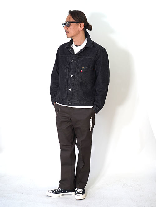 Levi's  TYPE I トラッカージャケット セルビッジ - Black