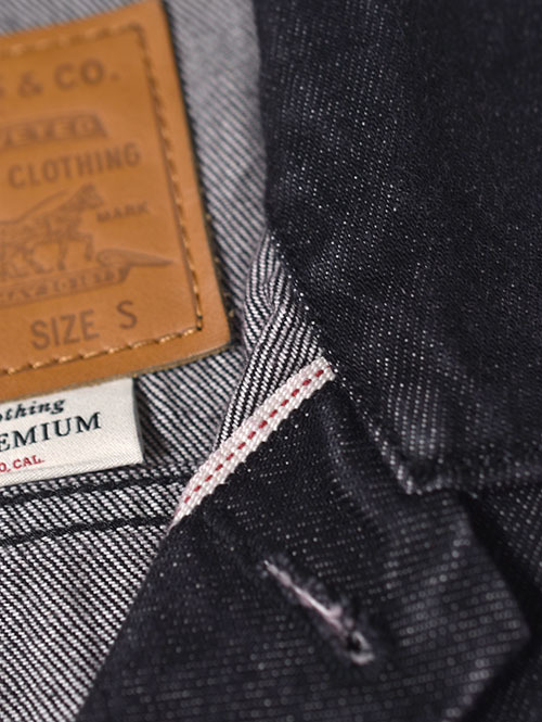 Levi's  TYPE I トラッカージャケット セルビッジ - Black