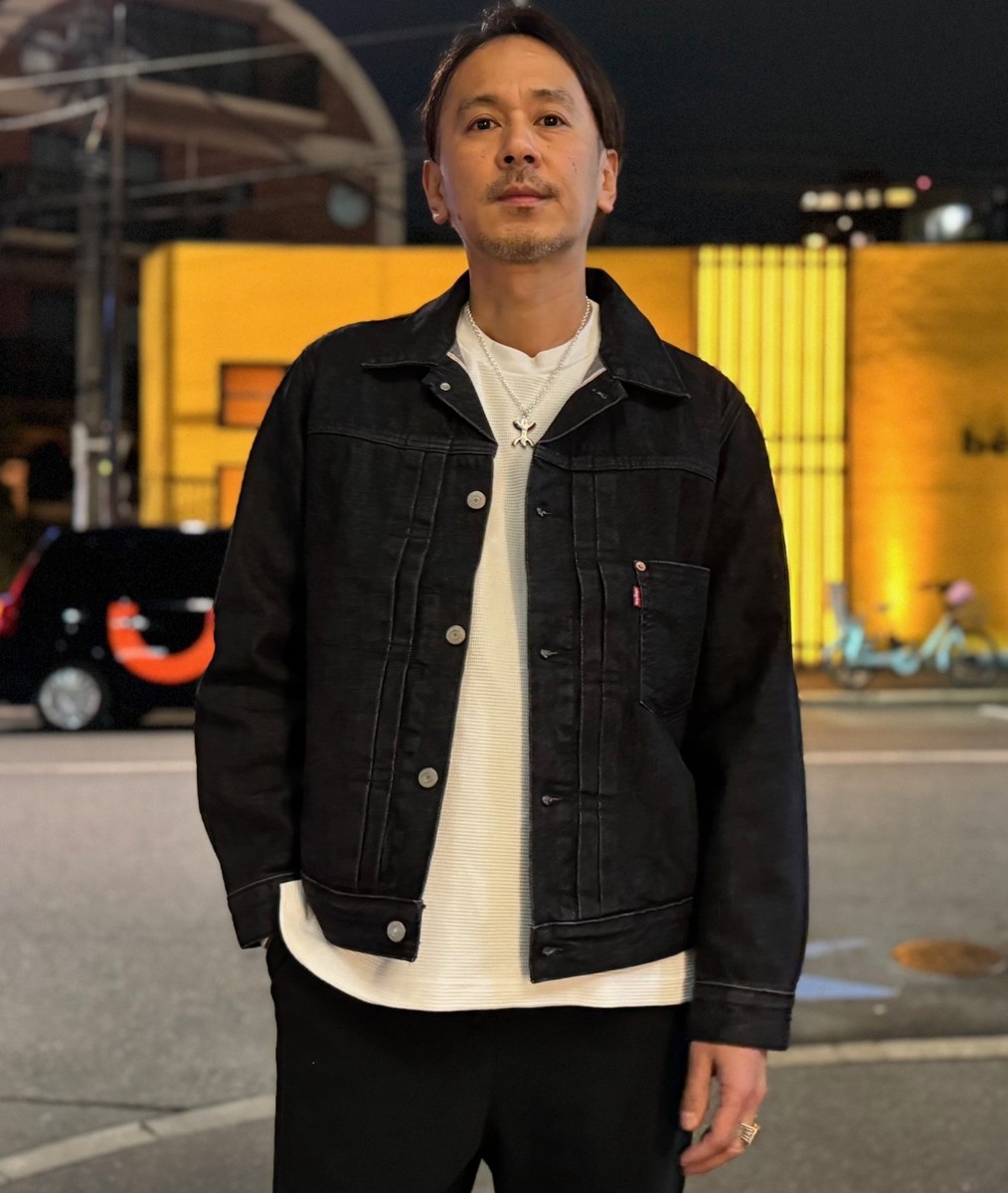 Levi's  TYPE I トラッカージャケット セルビッジ - Black