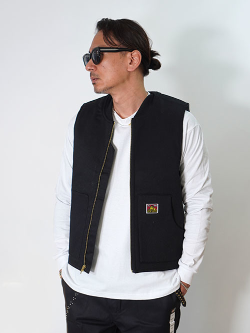 Ben Davis USA Duck Vest-Black
