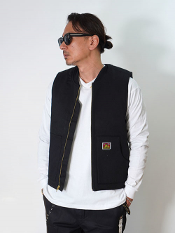 Ben Davis USA Duck Vest-Black