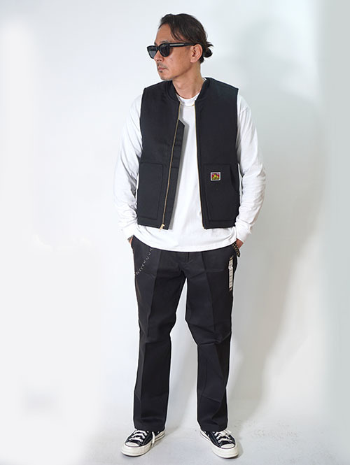 Ben Davis USA Duck Vest-Black