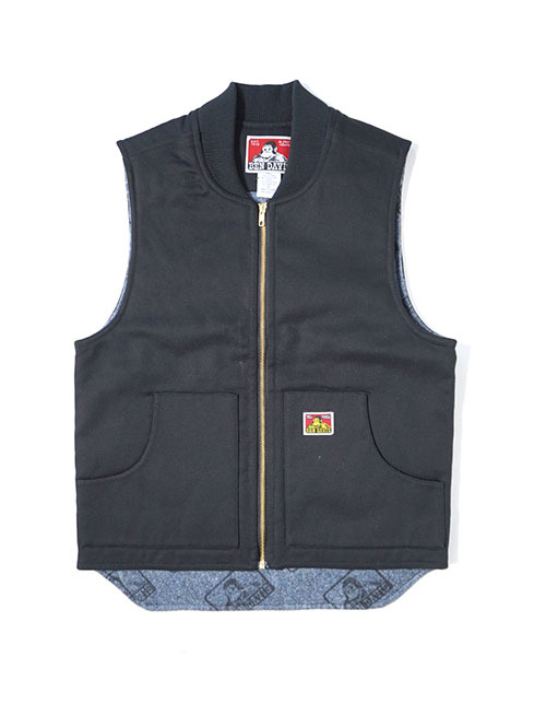 Ben Davis USA Duck Vest-Black