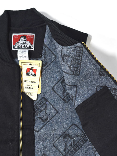 Ben Davis USA Duck Vest-Black