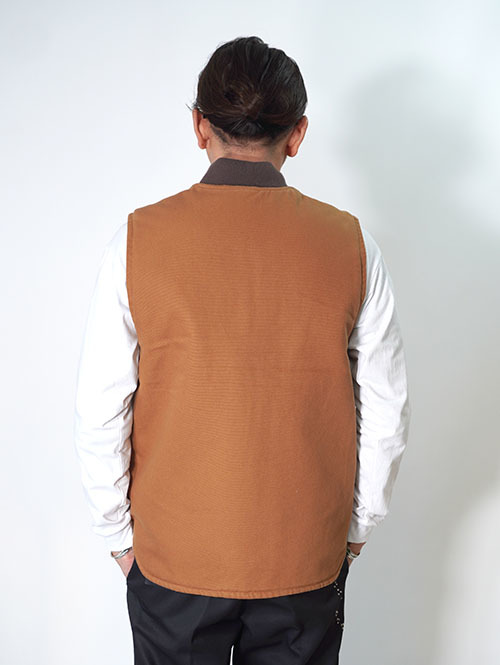 Ben Davis USA Duck Vest-Brown