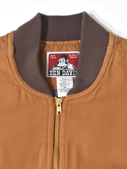 Ben Davis USA Duck Vest-Brown