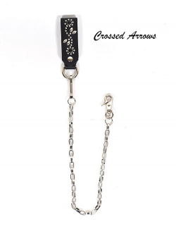 CROSSED ARROWS  ウォレットチェーン Silver/Black/Black