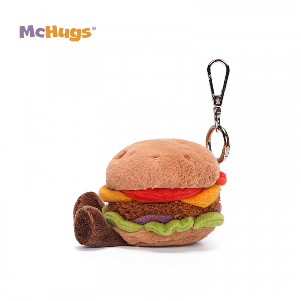Mchugs Juicy Cheese Burger Bag Charm （マックハグス）ジューシーチーズバーガーバッグチャーム　ハンバーガー　チャーム　