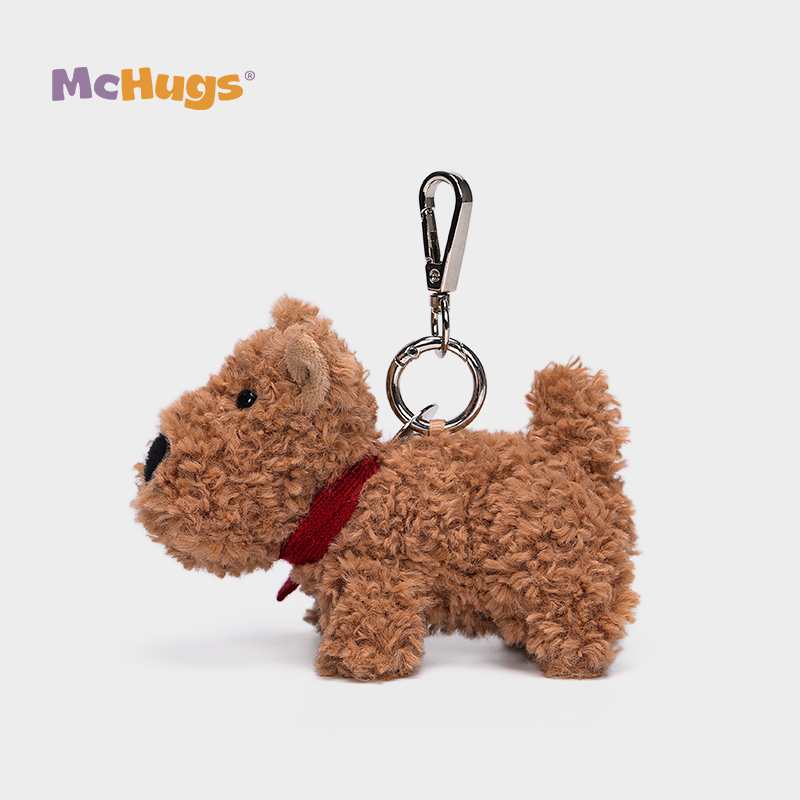 Mchugs Cocoa Westie Bag Charm （マックハグス）ココアウエスティバッグチャーム　赤いマフラー　犬　テリア　チャーム　