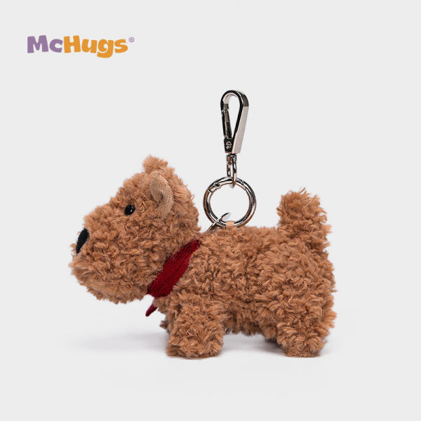 Mchugs Cocoa Westie Bag Charm （マックハグス）ココアウエスティバッグチャーム　赤いマフラー　犬　テリア　チャーム　