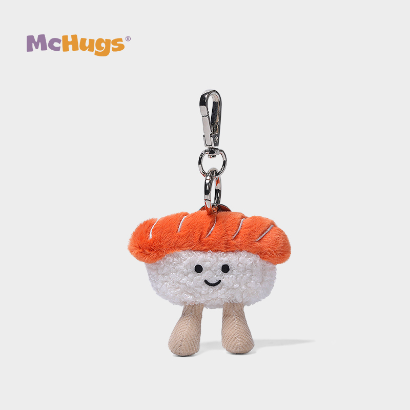 Mchugs Salmon Sushi Bag Charm（マックハグス）サーモンスシバッグチャーム　サーモン　寿司　握り　チャーム　