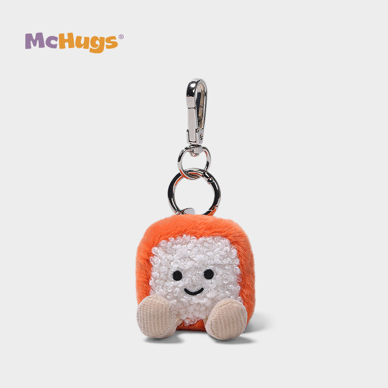 Mchugs Salmon Roll Sushi Bag Charm（マックハグス）サーモンロールスシバッグチャーム　寿司　サーモン巻き　チャーム　