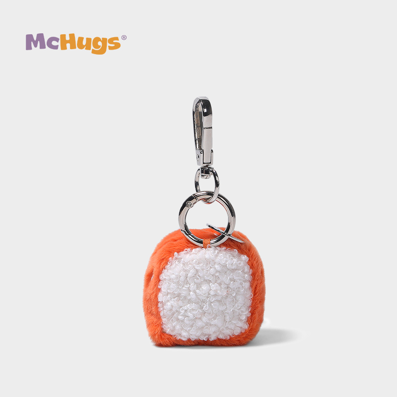 Mchugs Salmon Roll Sushi Bag Charm（マックハグス）サーモンロールスシバッグチャーム　寿司　サーモン巻き　チャーム　