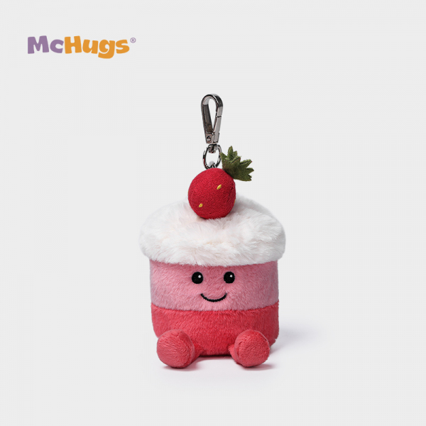 Mchugs Strawberry Cake Bag Charm （マックハグス）ストロベリーケーキバッグチャーム　苺ケーキ　チャーム　