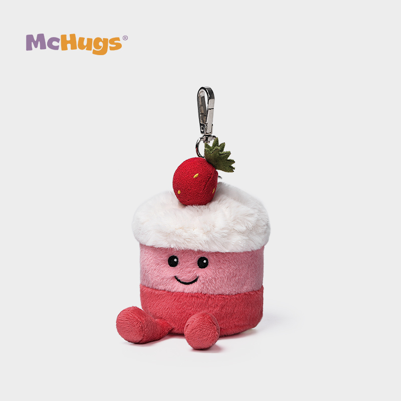Mchugs Strawberry Cake Bag Charm （マックハグス）ストロベリーケーキバッグチャーム　苺ケーキ　チャーム　
