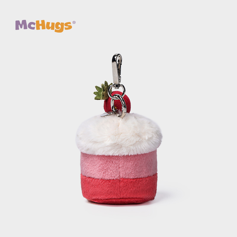 Mchugs Strawberry Cake Bag Charm （マックハグス）ストロベリーケーキバッグチャーム　苺ケーキ　チャーム　