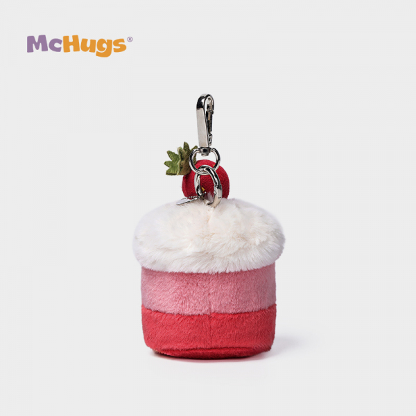 Mchugs Strawberry Cake Bag Charm （マックハグス）ストロベリーケーキバッグチャーム　苺ケーキ　チャーム　