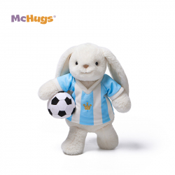 Mchugs Soccer Smiling Leveret （マックハグス）サッカースマイリンレヴレット　サッカーボールを持ったうさぎ　ユニフォーム
