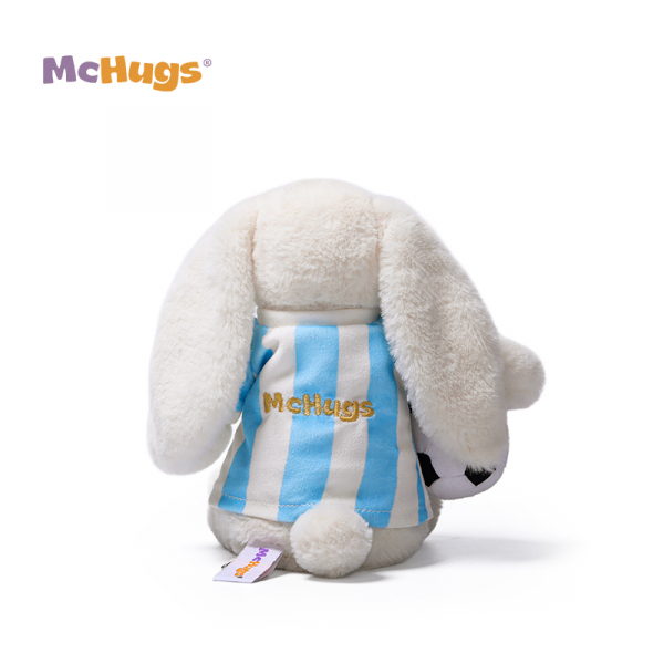 Mchugs Soccer Smiling Leveret （マックハグス）サッカースマイリンレヴレット　サッカーボールを持ったうさぎ　ユニフォーム