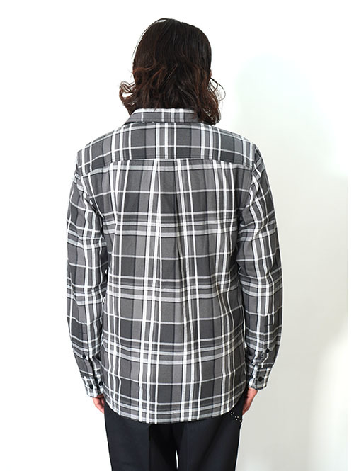 NORTH FACE  USA ネルチェックシャツ - Black