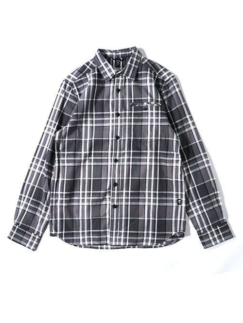 NORTH FACE  USA ネルチェックシャツ - Black