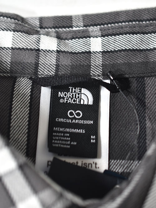 NORTH FACE  USA ネルチェックシャツ - Black