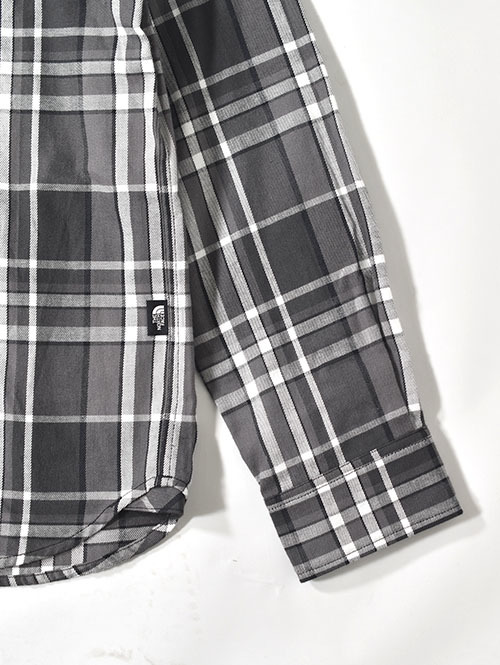 NORTH FACE  USA ネルチェックシャツ - Black