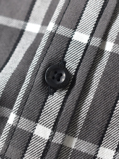 NORTH FACE  USA ネルチェックシャツ - Black