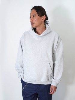 LOS ANGELES APPAREL  14.oz HEAVY FLEECE HOODIE - Grey