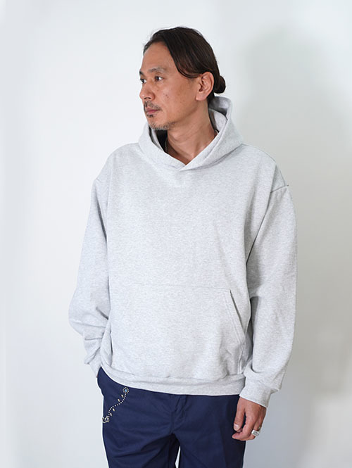 LOS ANGELES APPAREL  14.oz HEAVY FLEECE HOODIE - Grey