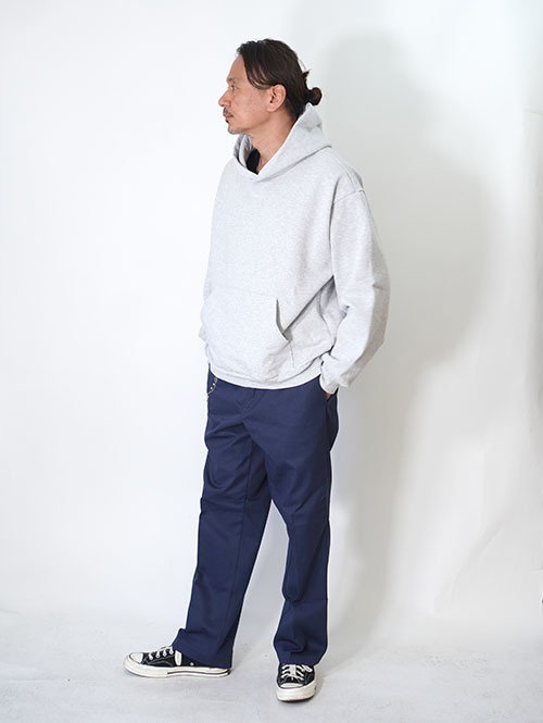 LOS ANGELES APPAREL  14.oz HEAVY FLEECE HOODIE - Grey