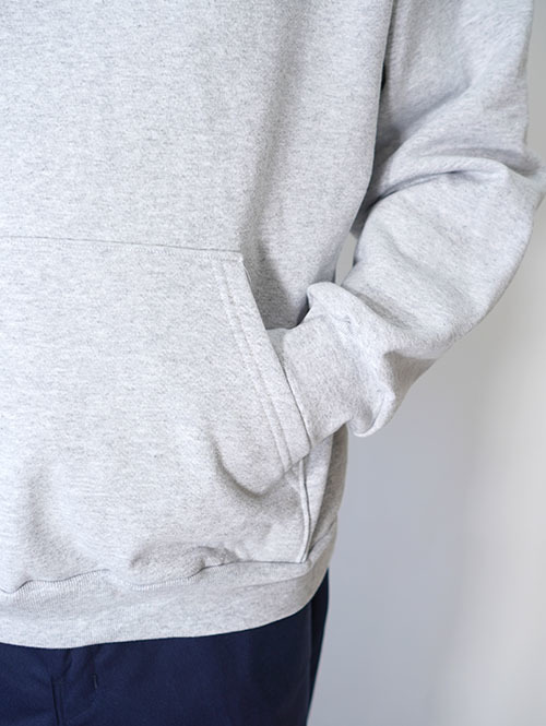 LOS ANGELES APPAREL  14.oz HEAVY FLEECE HOODIE - Grey