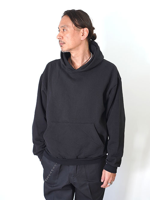 LOS ANGELES APPAREL  14.oz HEAVY FLEECE HOODIE - Black