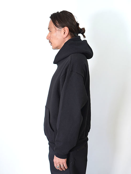 LOS ANGELES APPAREL  14.oz HEAVY FLEECE HOODIE - Black