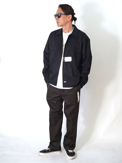 Dickies USA Long Sleeve Work Shirt （ショートモデル）