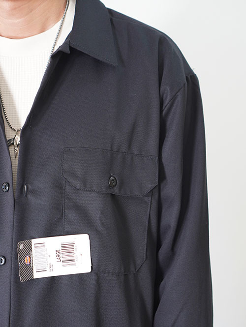 Dickies USA Long Sleeve Work Shirt （ショートモデル）