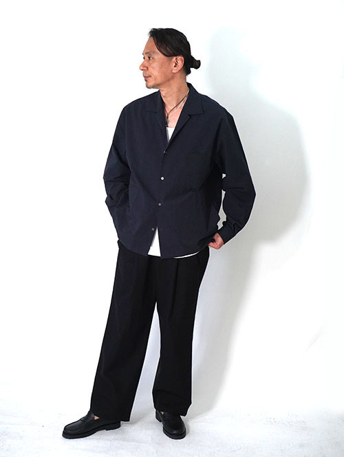 LA MOND  COTTON / LINEN WASHER JACKET