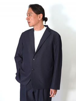 SALUTE HELM  N/Peダブルクロス4WAYストレッチ2Bイージージャケット Charcoal