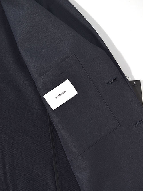 SALUTE HELM  N/Peダブルクロス4WAYストレッチ2Bイージージャケット Charcoal